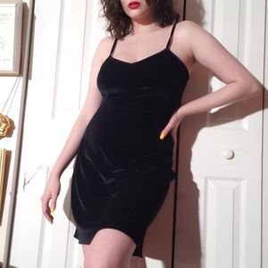 Velvet Slip Dress